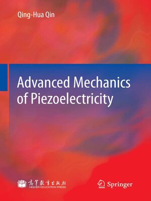 cover image of Advanced Mechanics of Piezoelectricity